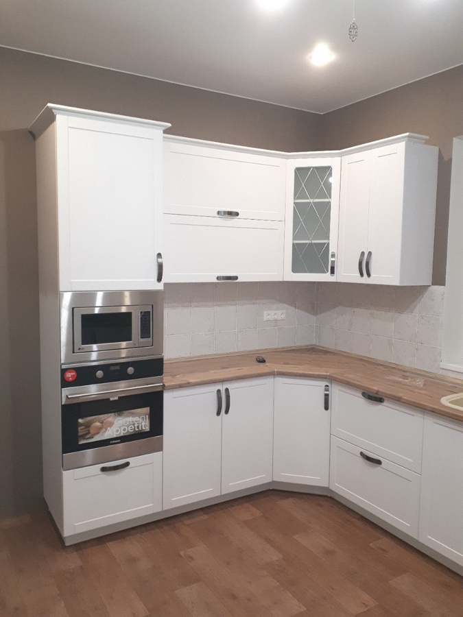 Белый кухонный гарнитур-Кухня «Модель 493»-фото2
