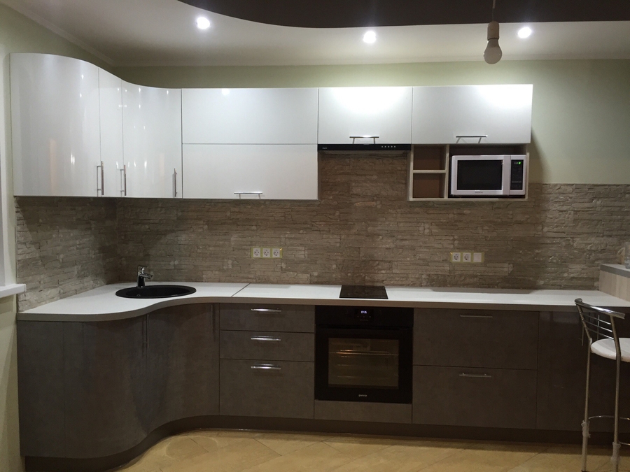 Белый кухонный гарнитур-Кухня «Модель 507»-фото4