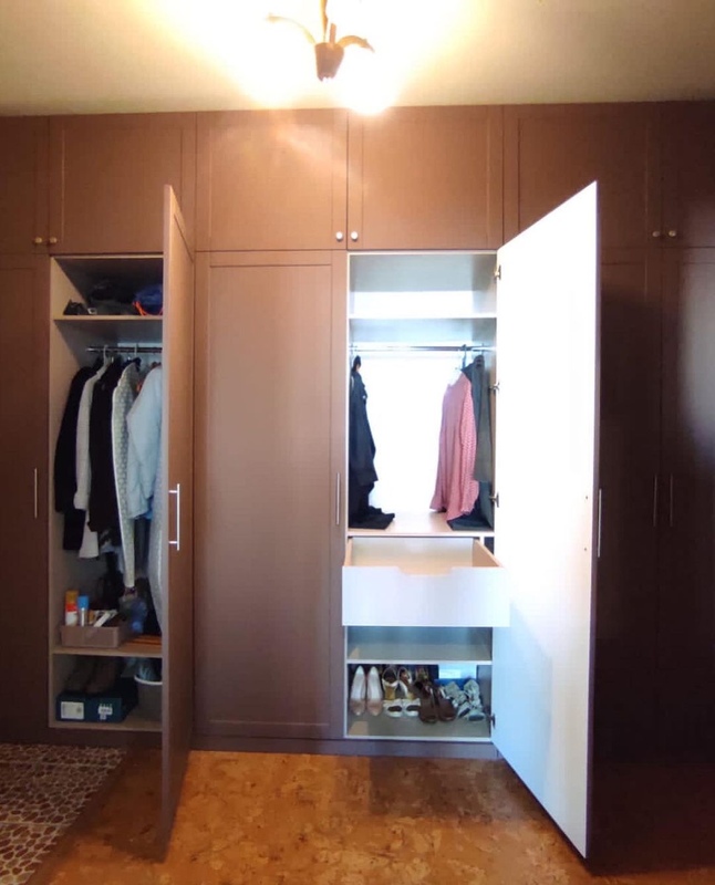 Шкафы-Встроенный шкаф с распашными дверями «Модель 65»-фото4