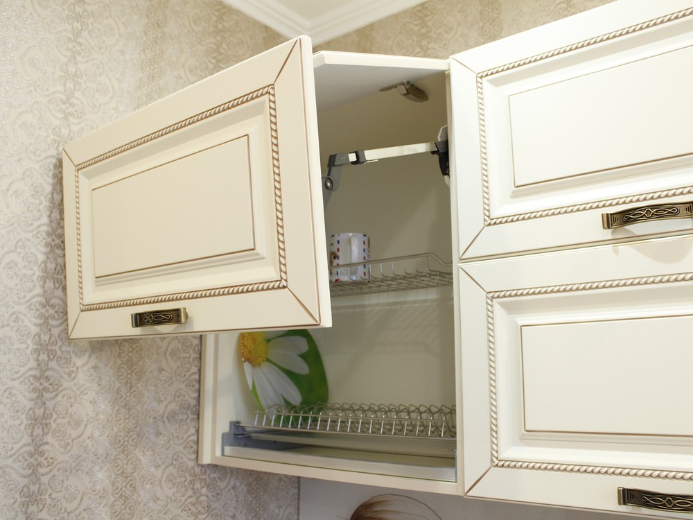 Белый кухонный гарнитур-Кухня МДФ в ПВХ «Модель 140»-фото5
