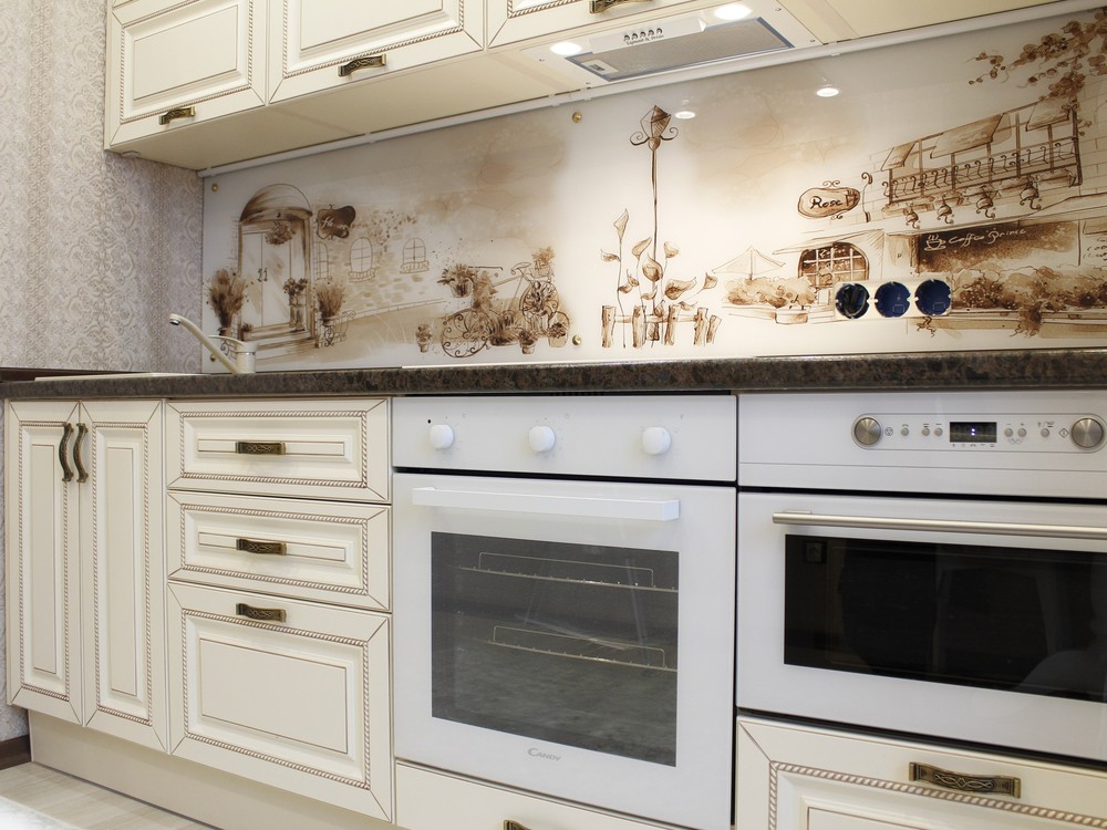 Белый кухонный гарнитур-Кухня МДФ в ПВХ «Модель 140»-фото7