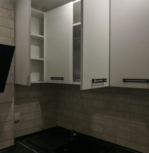Белый кухонный гарнитур-Кухня МДФ в ПВХ «Модель 30»-фото9