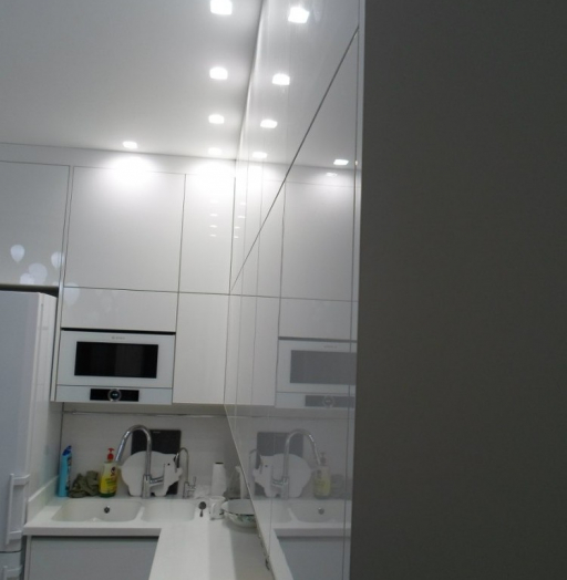 Акриловые кухни-Кухня МДФ в эмали «Модель 203»-фото10