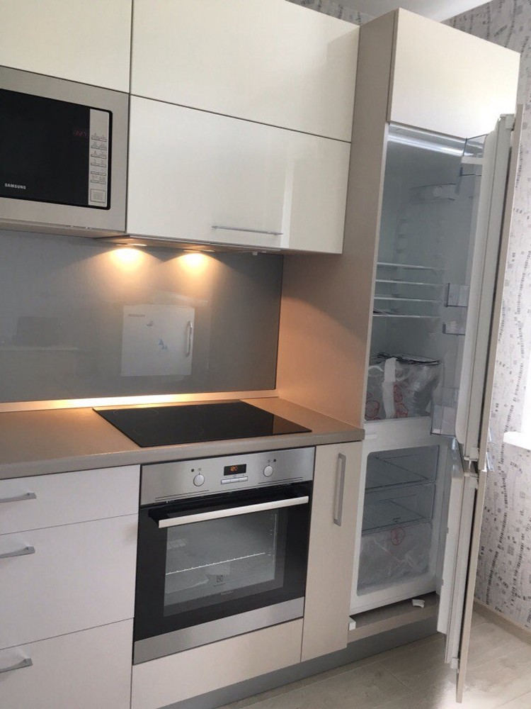 Белый кухонный гарнитур-Кухня МДФ в ПВХ «Модель 168»-фото11